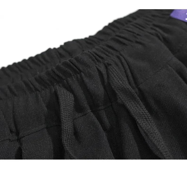 Pantalon ample décontracté patchwork pour homme