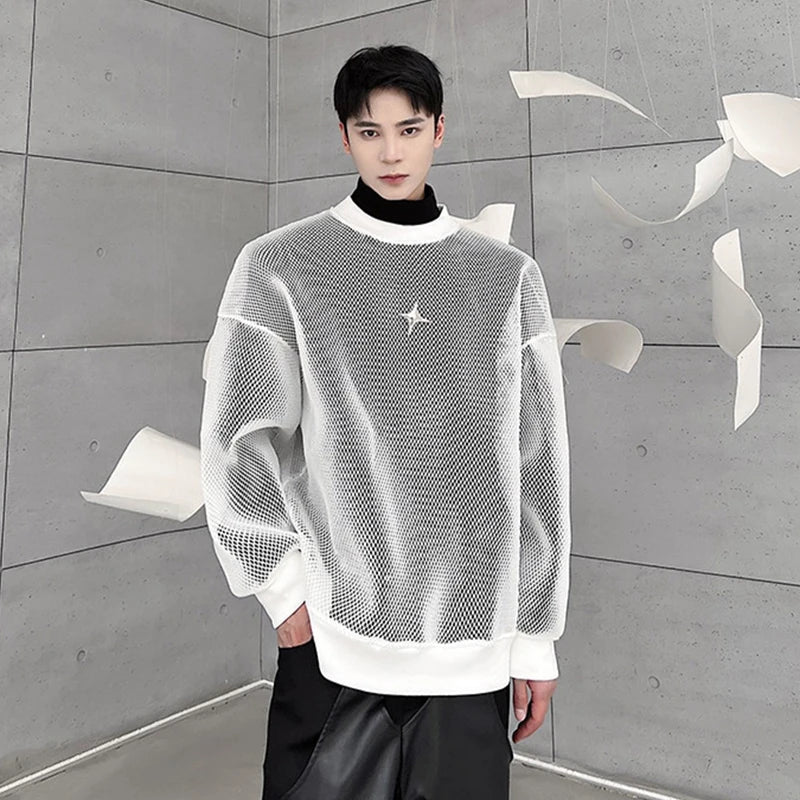 Sweat-shirt en maille texturée