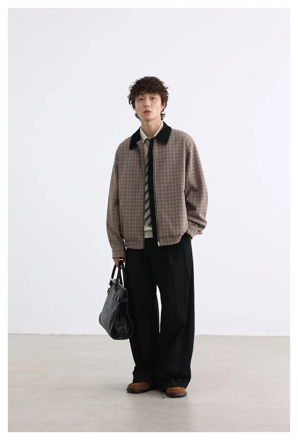 Lightweight Casual Plaid Vintage Comfort Jacket