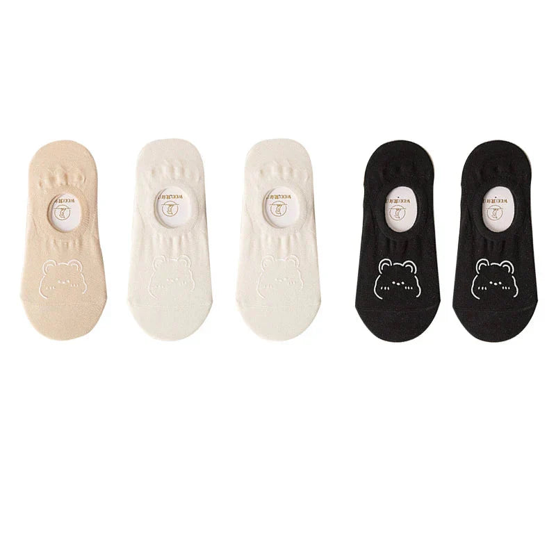 Cute Japanese Cartoon Bear Women Socks