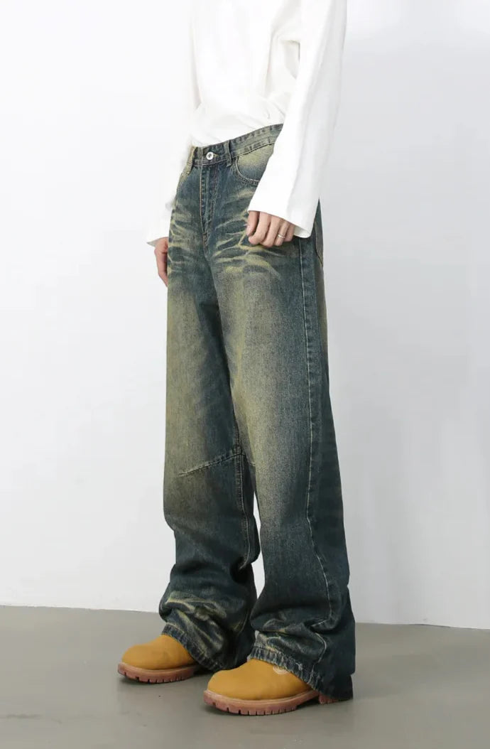 High-end Baggy Denim Wide Leg Jeans