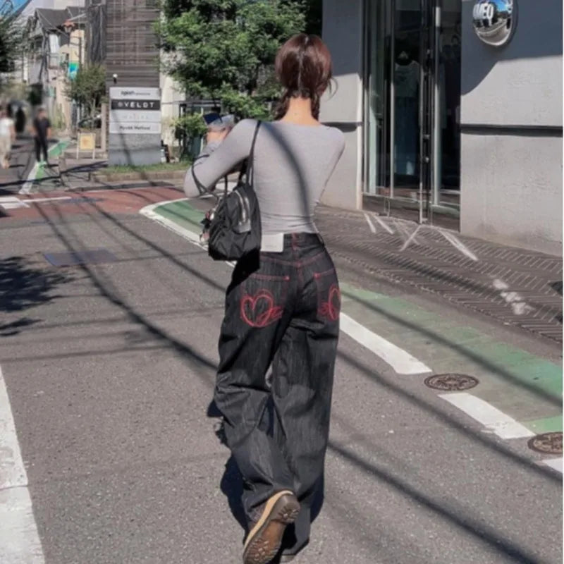 Vintage Punk Baggy Denim Jeans