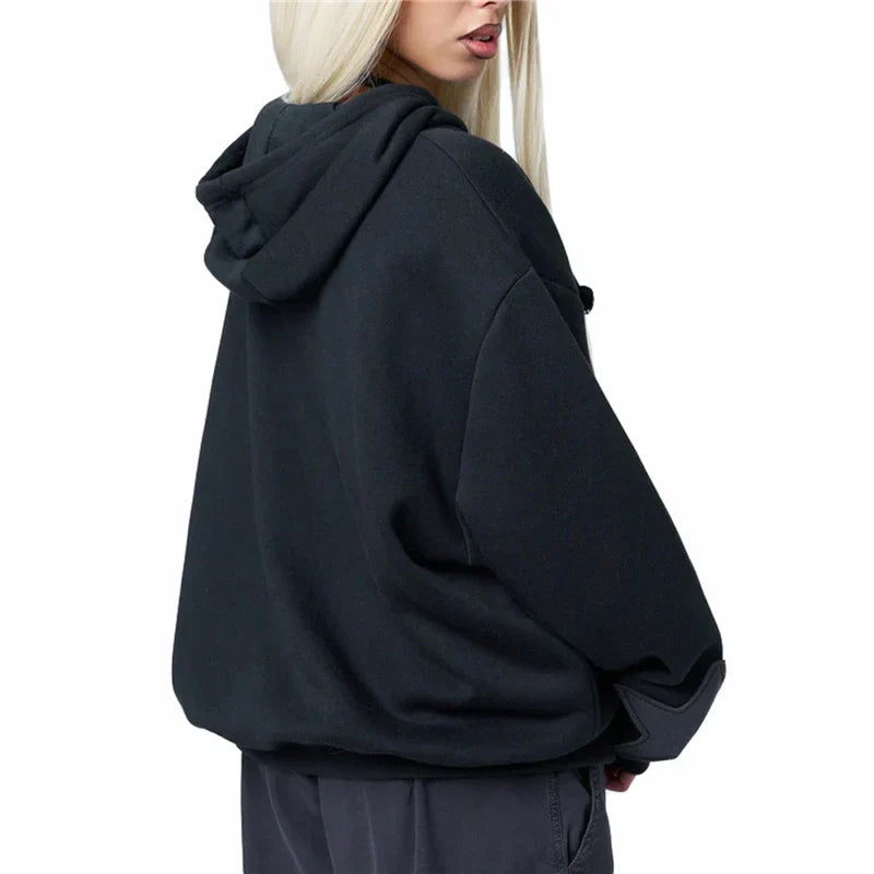 Star Print Gothic Aesthetic Long Sweatshirt