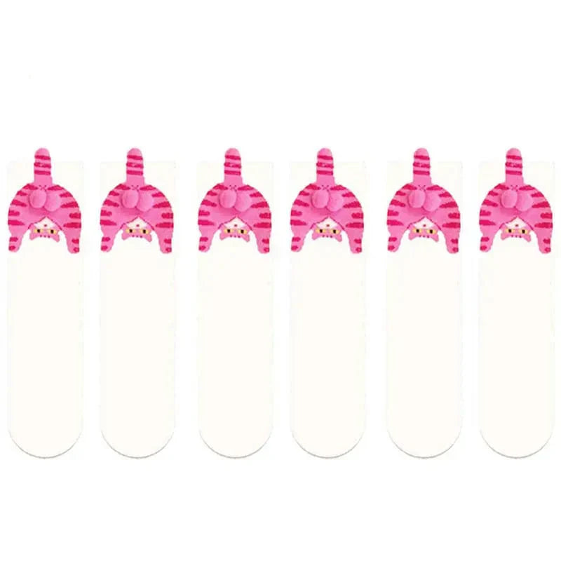 Cute Cartoon Cat Egg Stacking Socks