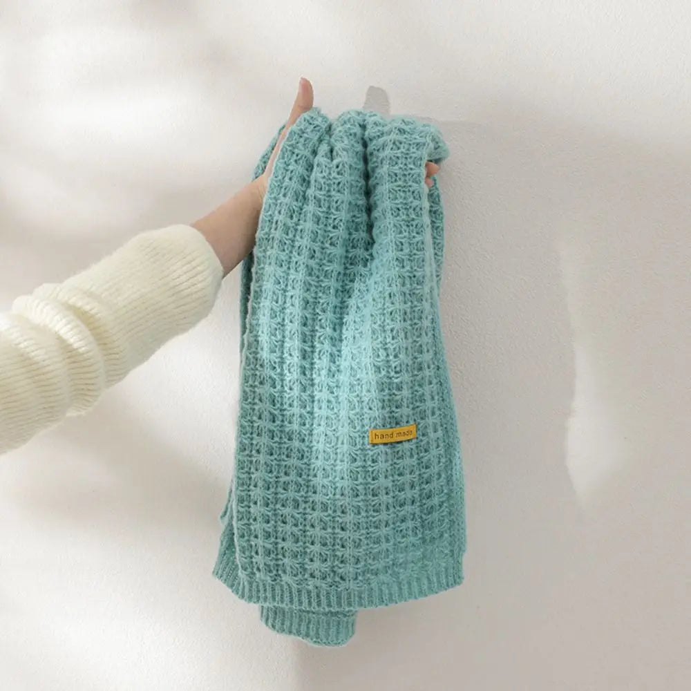 Knitted Solid Color Scarves
