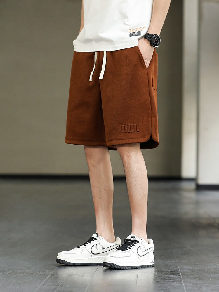 Baggy sweatshorts met trekkoord