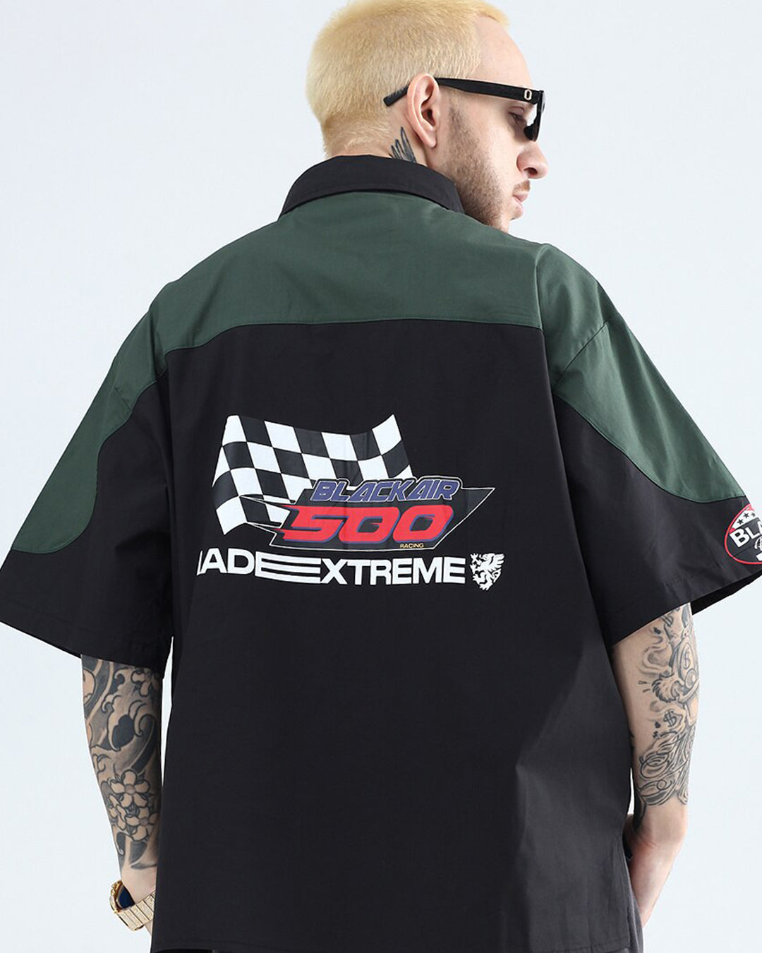 Retro gefrituurd shirt