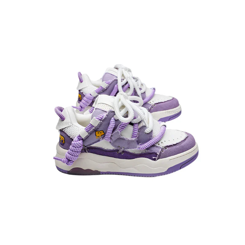 Sneakers de skateboard rétro Y2K