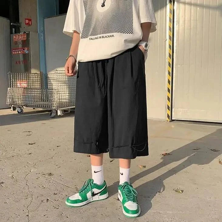 Lightweight Casual Knee-Length Cargo Jorts