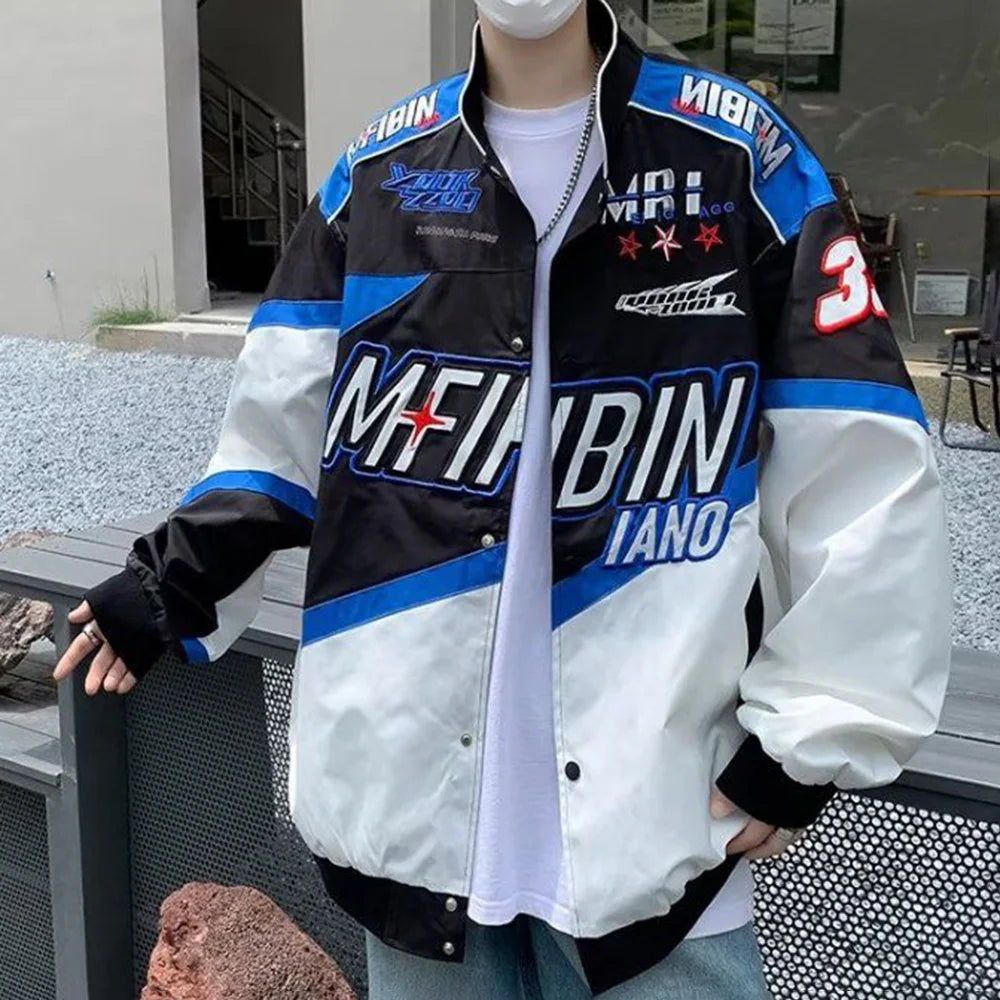 Oversized Energy Racing Motorcycle Jacket