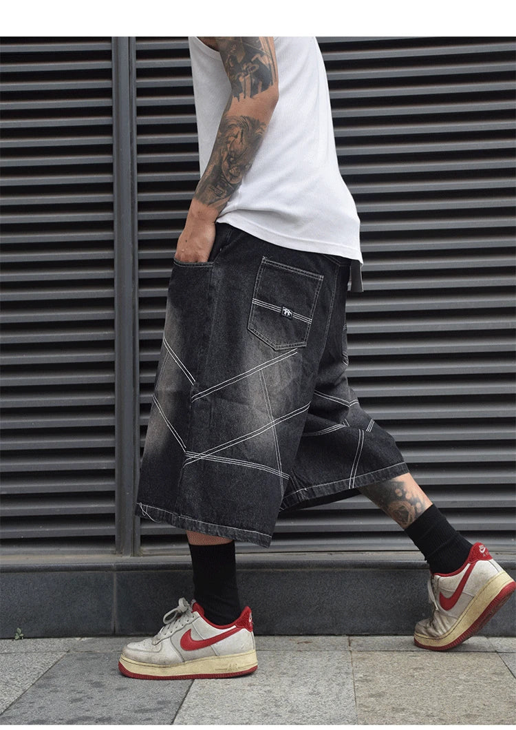 Y2k Baggy Reverse Washed Jorts