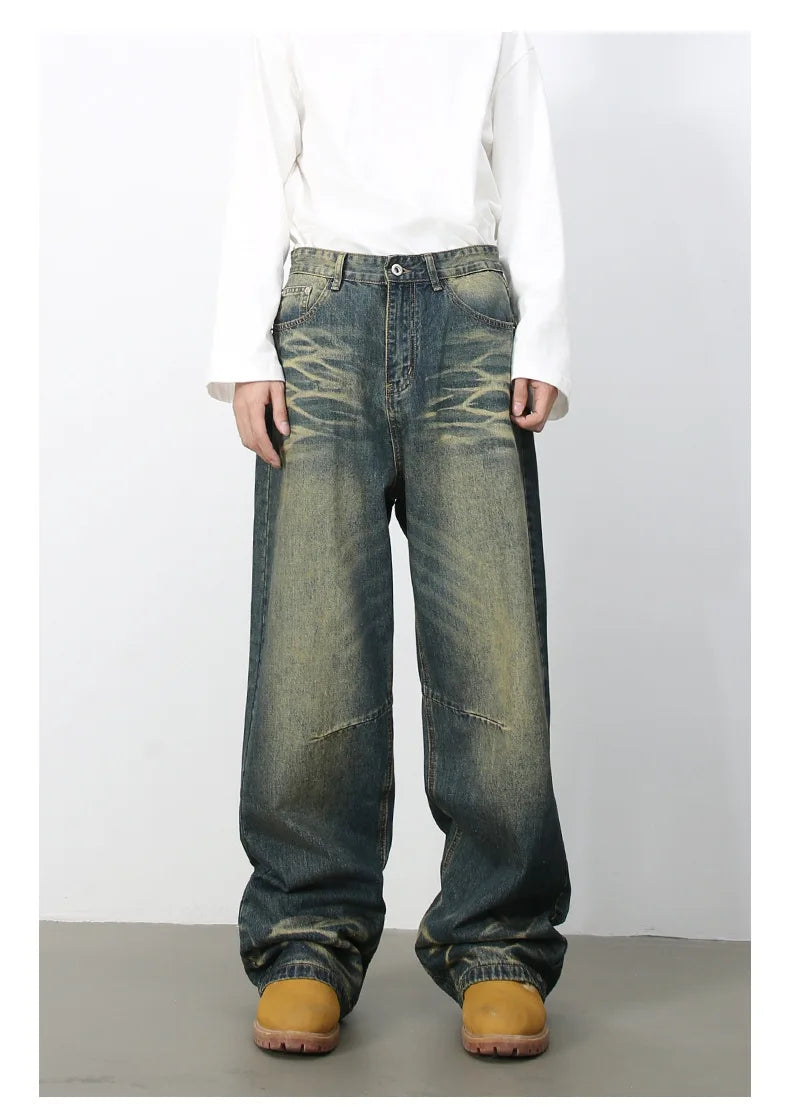 High-end Baggy Denim Wide Leg Jeans