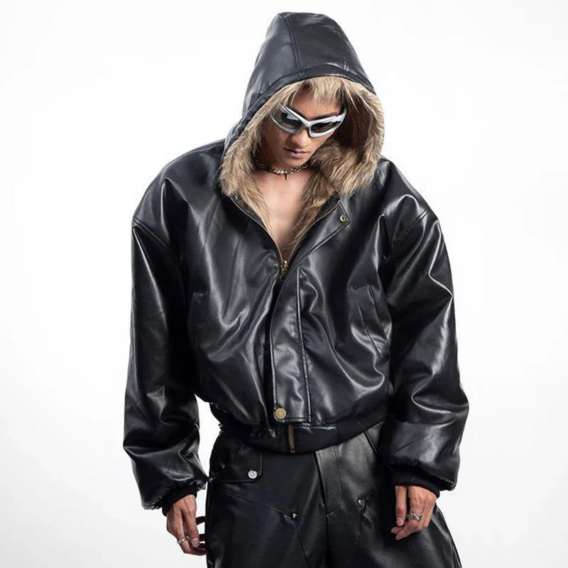 Cozy Vibes Reversible Double Face Hooded Faux Fur Jacket
