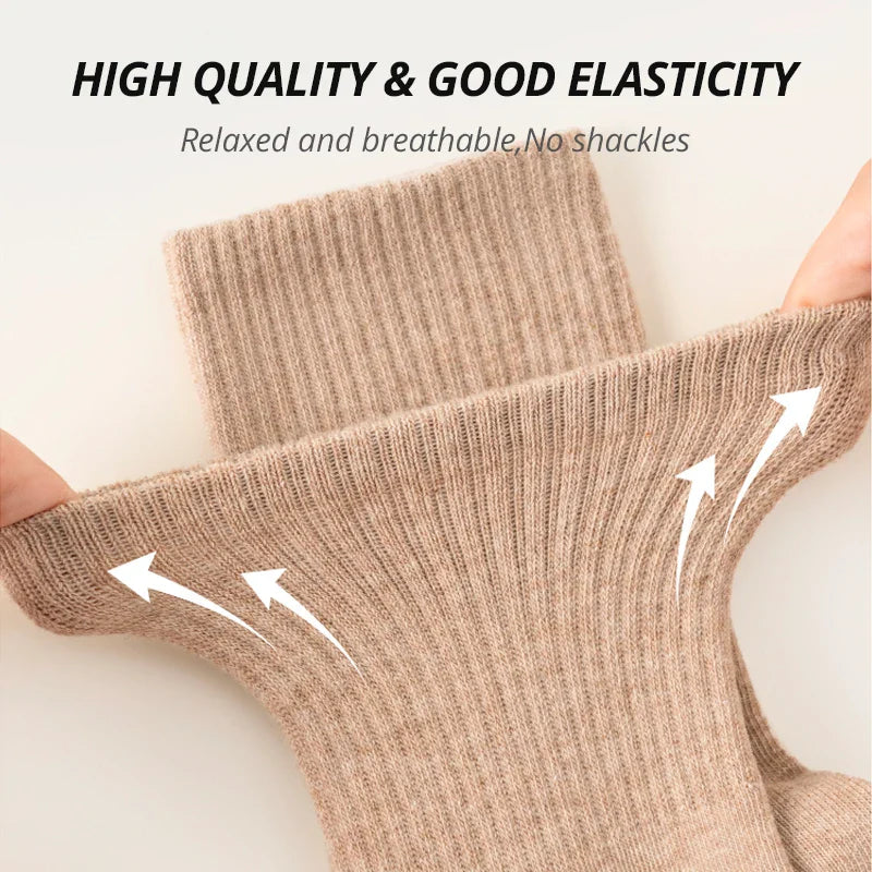 Combed Colorful Breathable Socks