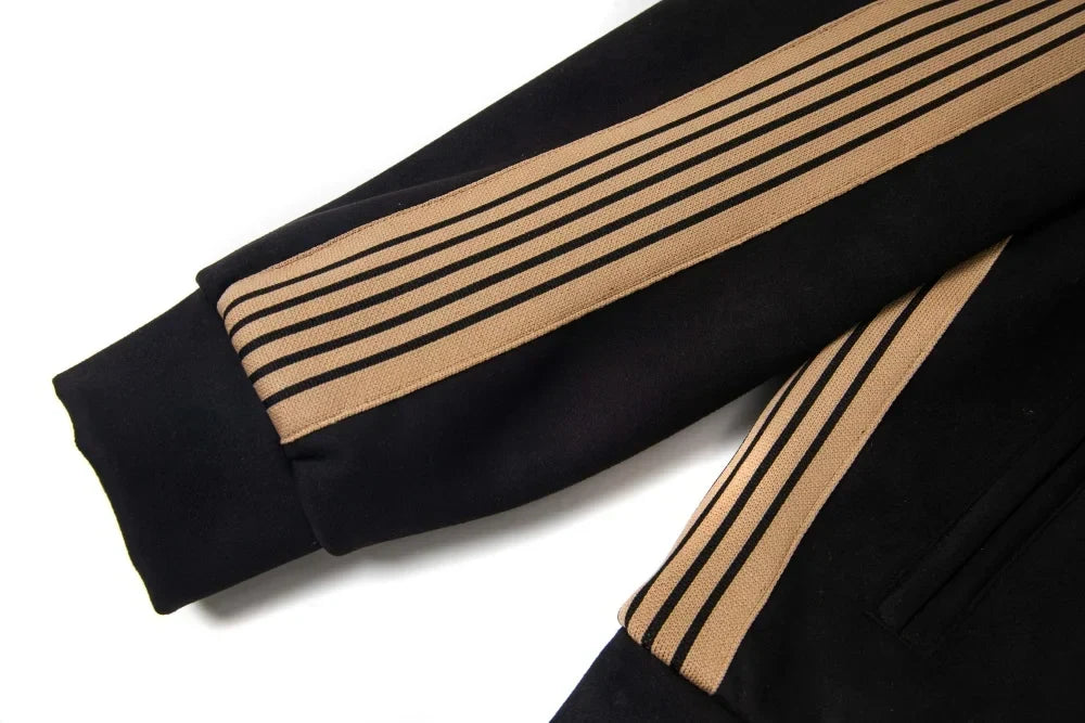 Streetwear High Street Stand Collar Windbreaker Jacket
