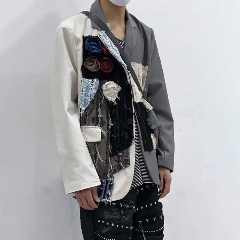Stylish High Street Patched Blazer