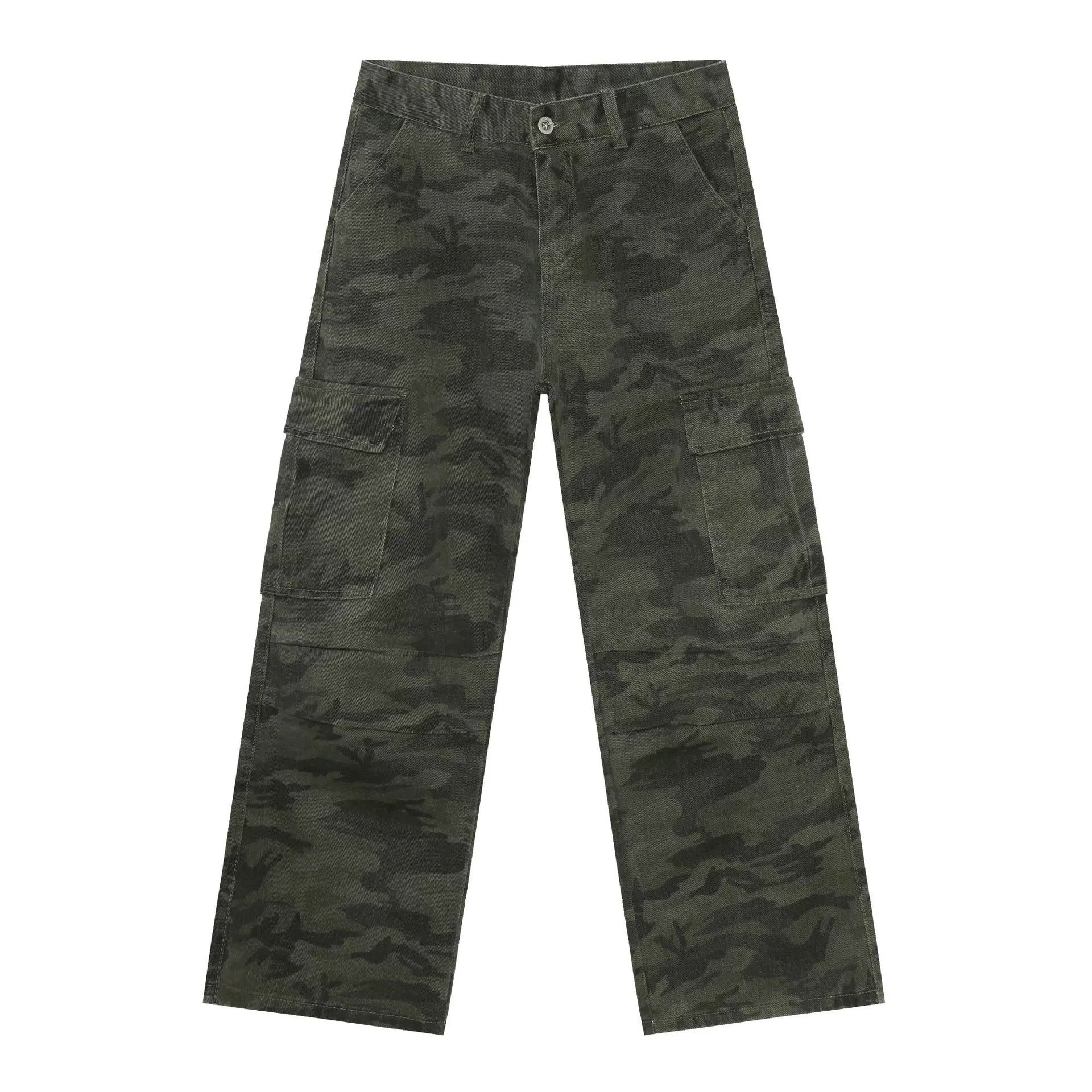 Vintage Cool Camouflage Cargo Jeans