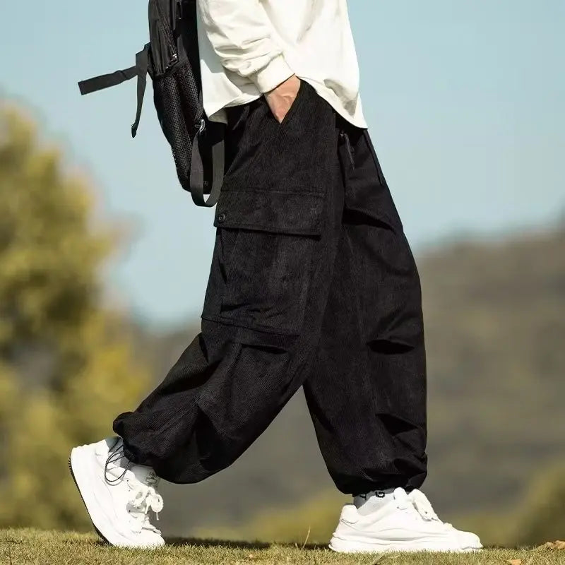 Cozy Japanese Wide Leg Fleece Pants