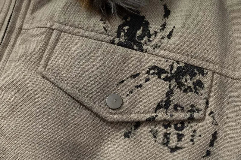 Elevated Warm Faux Fur Stand Collar Jacket