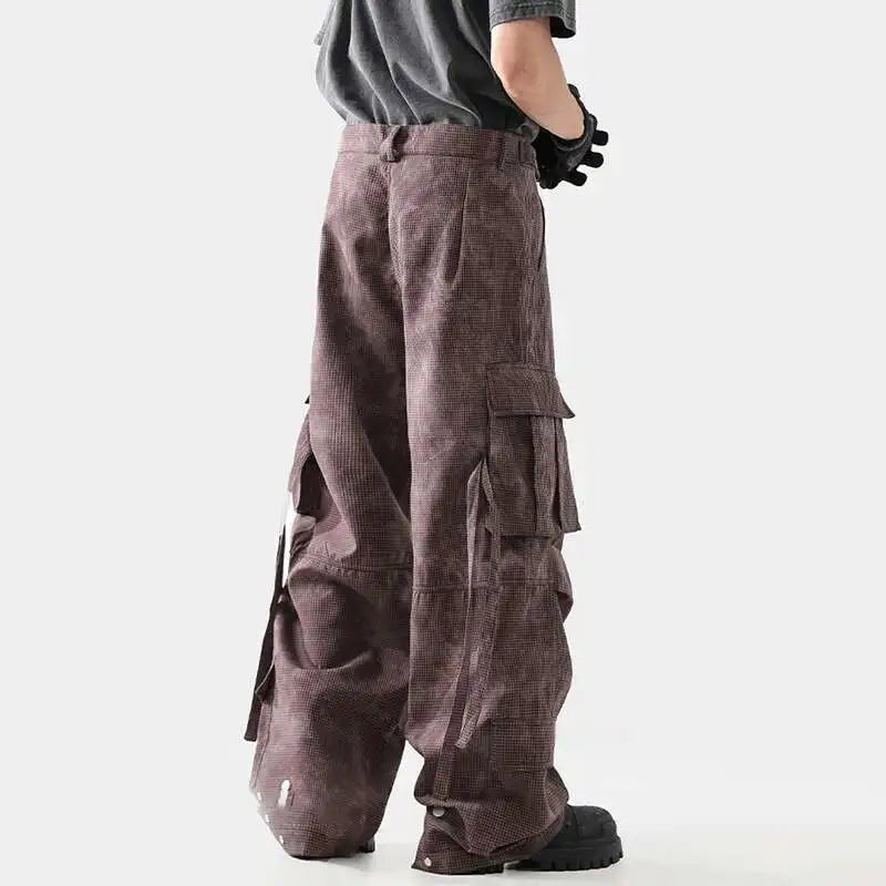 Chic Pleated Cargo Pants