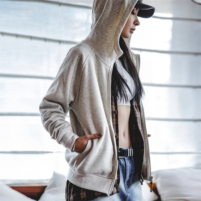 Thickened Fleece Warm Hooded Sweatshirt