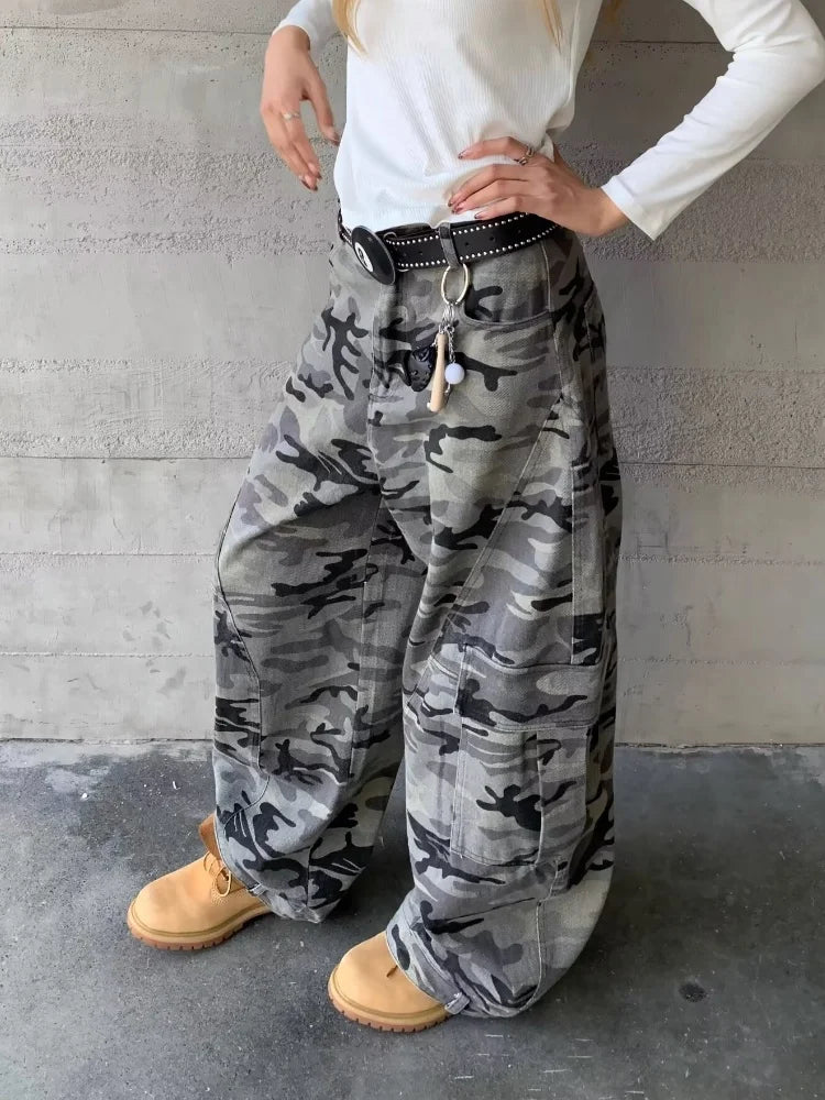 Camouflage Baggy Cool Cargo Jeans