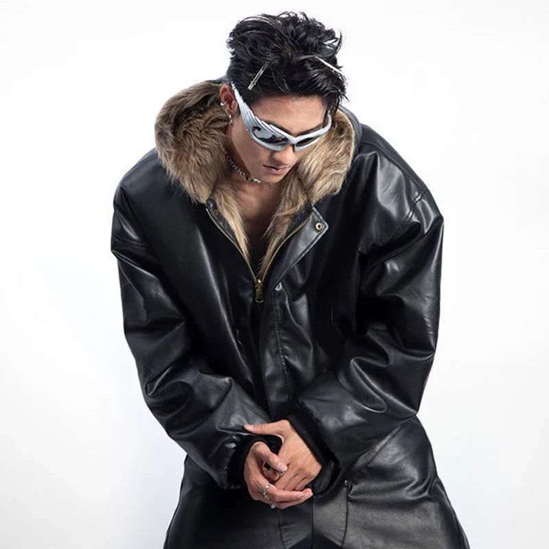 Cozy Vibes Reversible Double Face Hooded Faux Fur Jacket