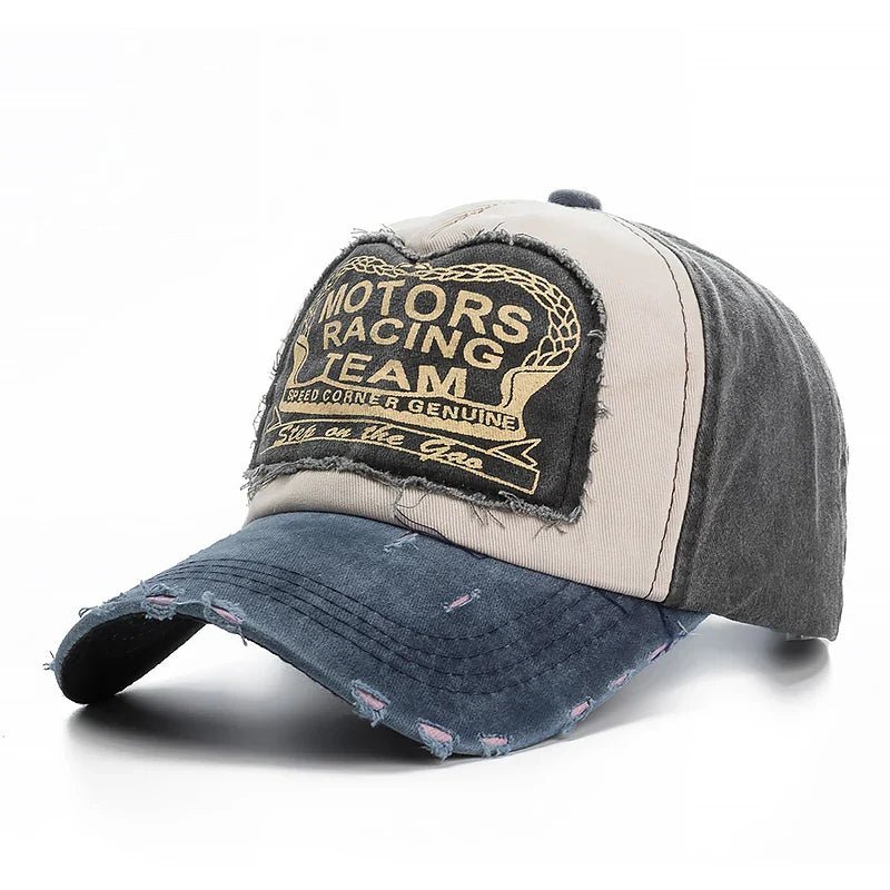Washed Cotton Damage Baseball Cap - MADXMARX