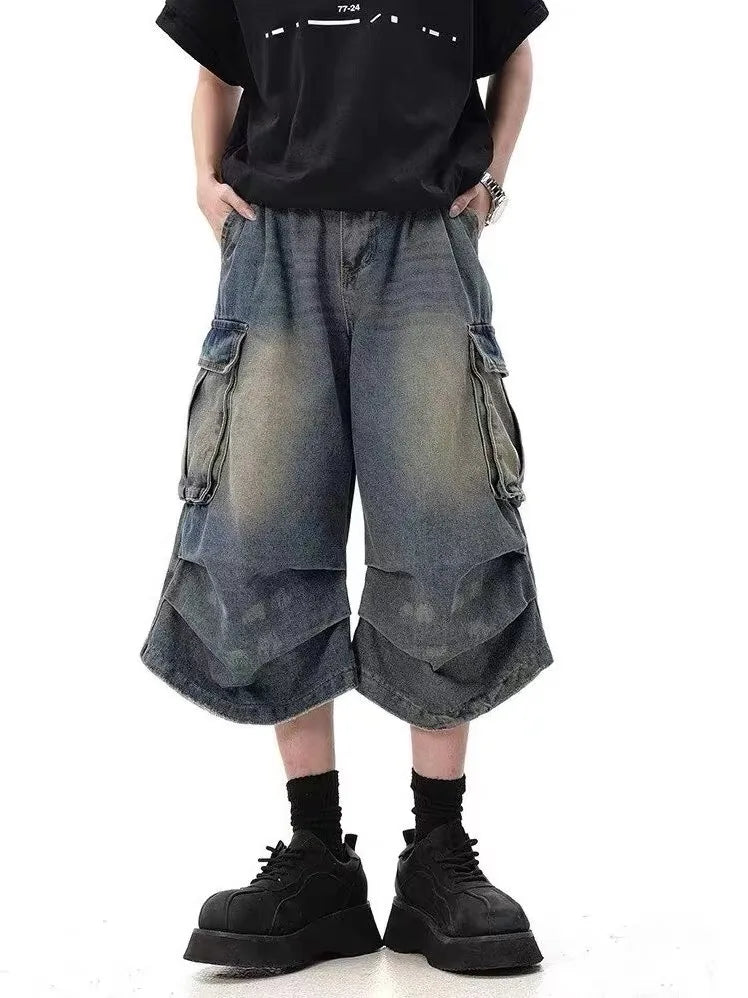 Eleganti pantaloncini cargo mimetici