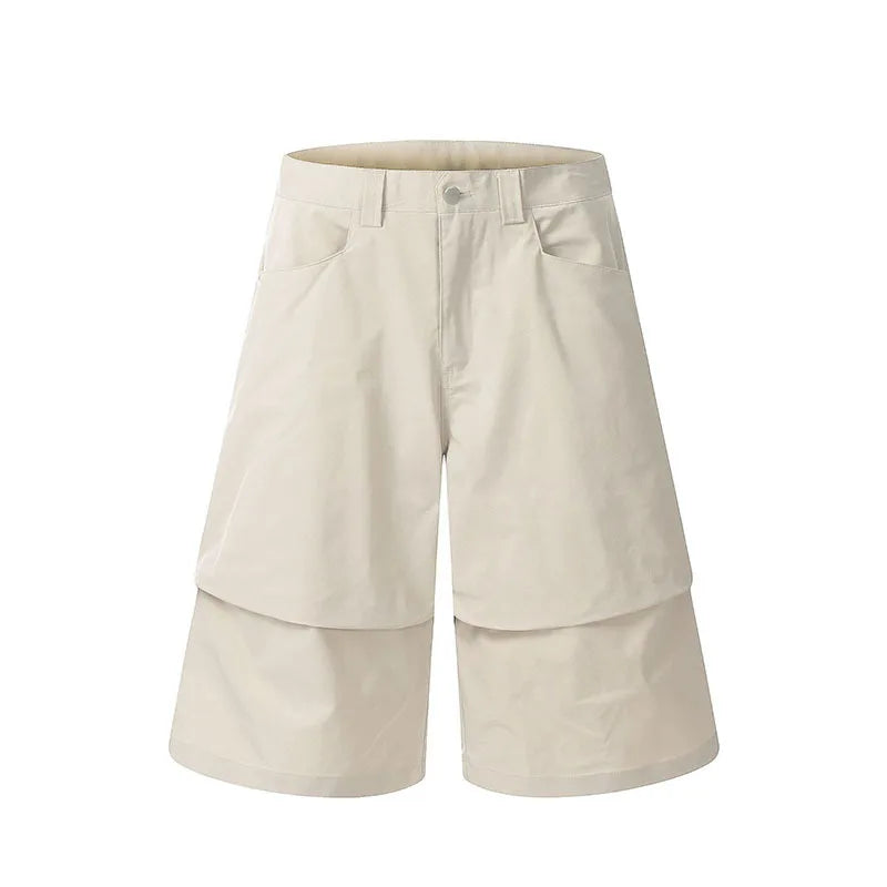 Curved Silhouette Cargo Jorts