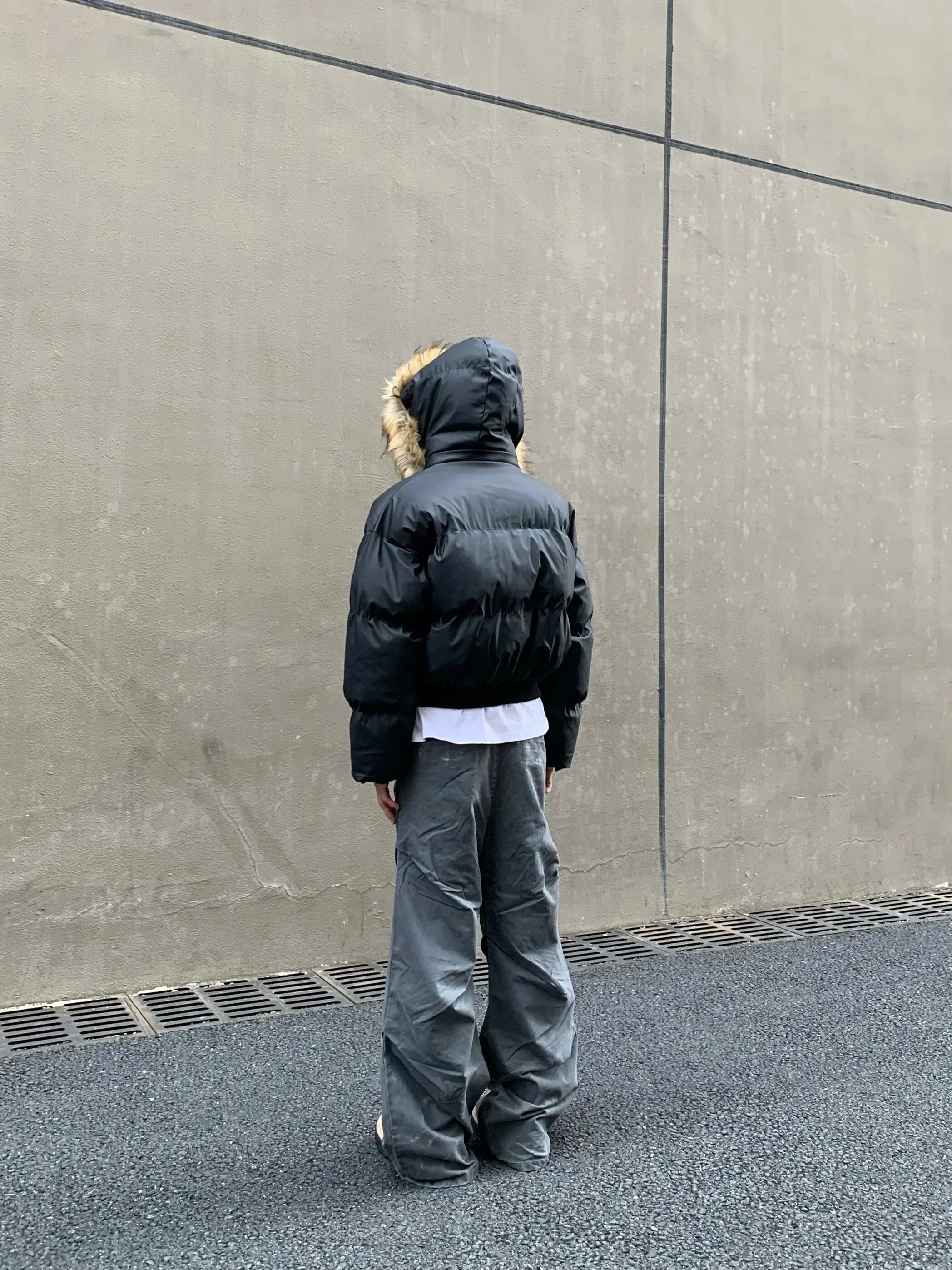 Winter Cool Parkas Removable Hat Boomber Jacket