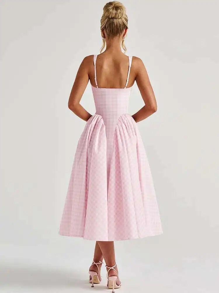 Strapless Vintage Maxi Dress