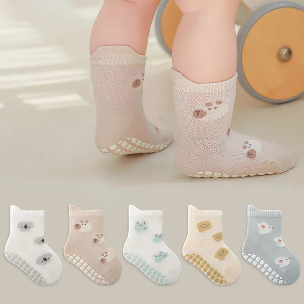 Soft Breathable Cotton Newborn Baby Socks