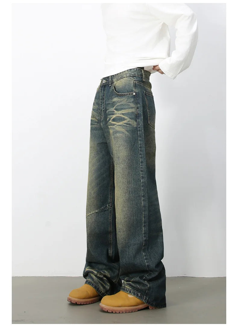 High-end Baggy Denim Wide Leg Jeans