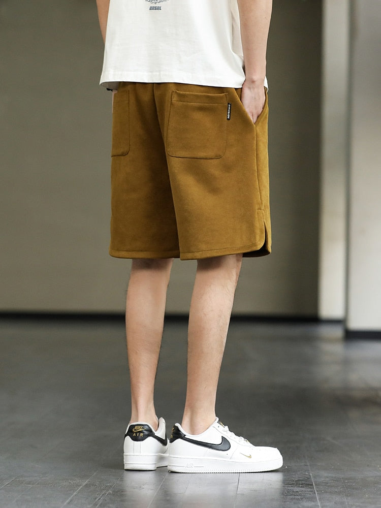 Baggy sweatshorts met trekkoord