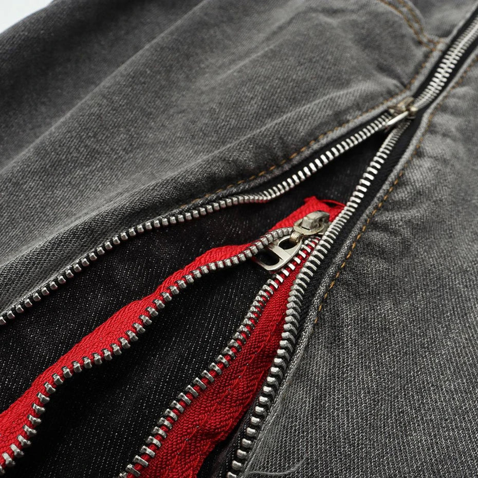 Pantaloncini cargo con cerniera Street