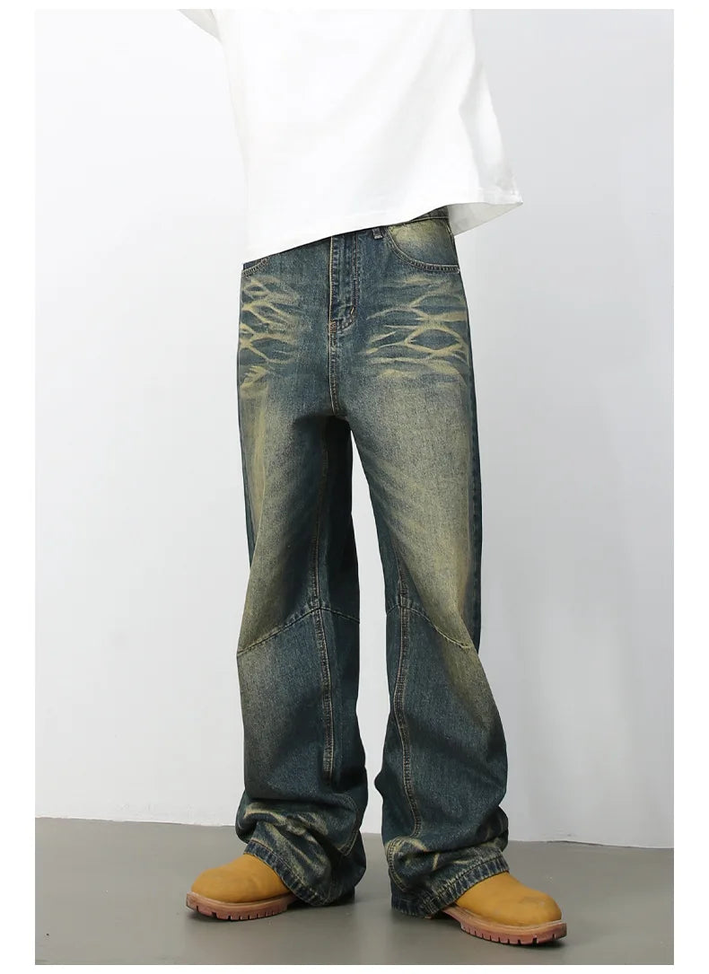 High-end Baggy Denim Wide Leg Jeans
