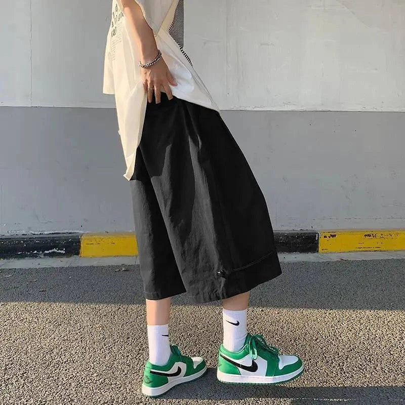 Lightweight Casual Knee-Length Cargo Jorts