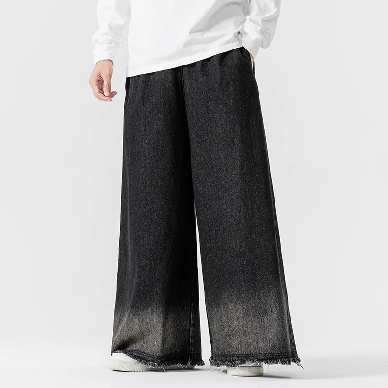 Cozy Oversized Wide Leg Denim Jeans