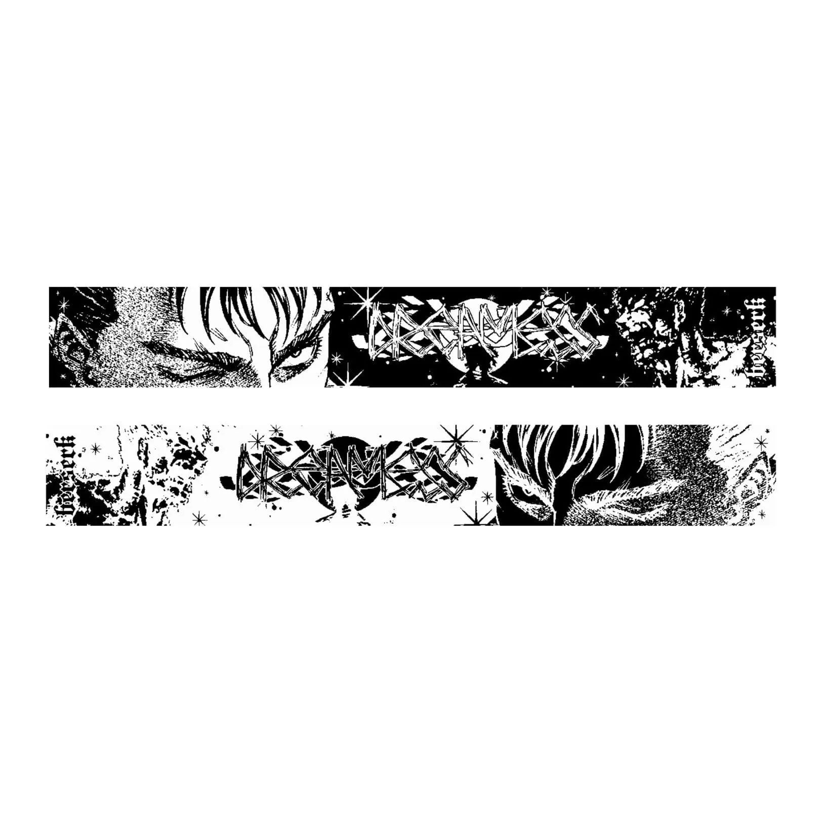 Y2K Star Anime Knitted Scarves