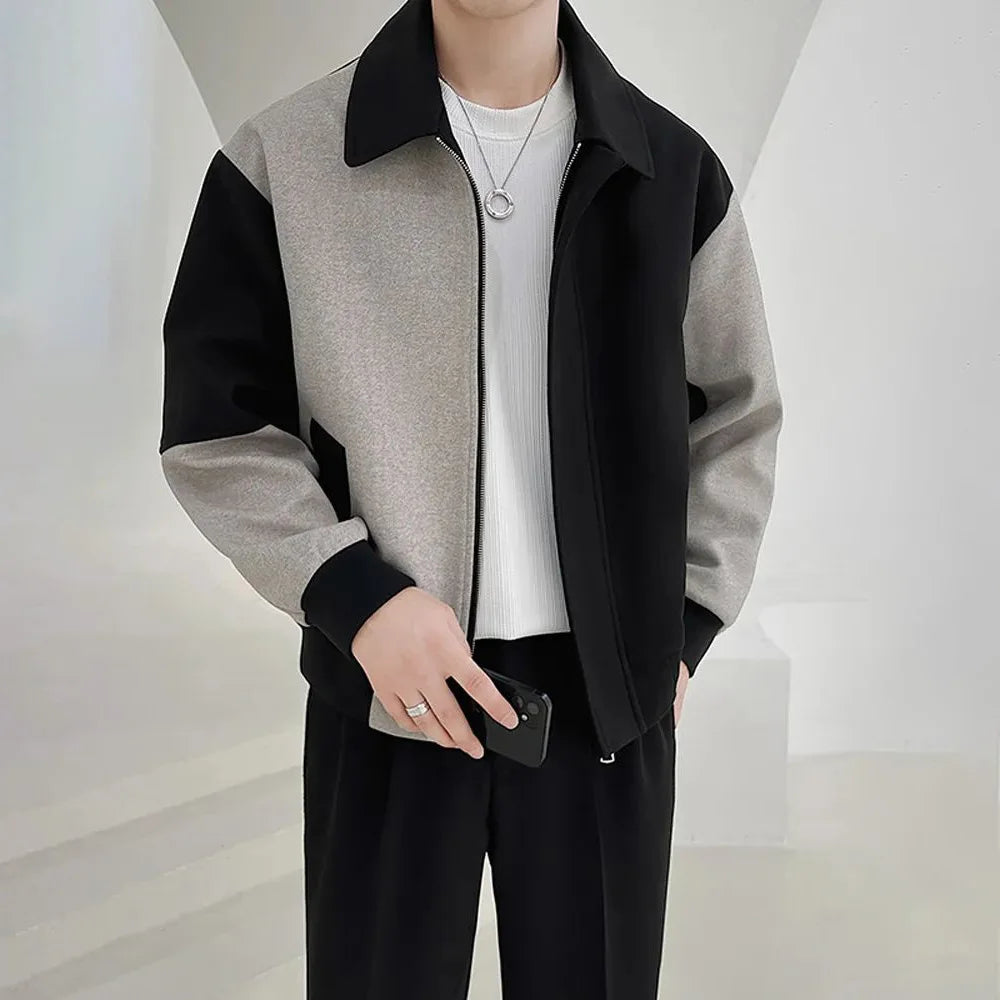 Autumn Contrast Color Casual Business Jacket