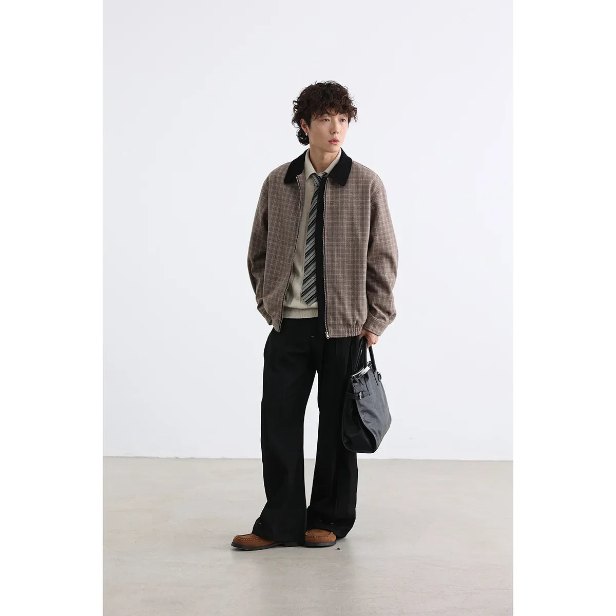 Lightweight Casual Plaid Vintage Comfort Jacket