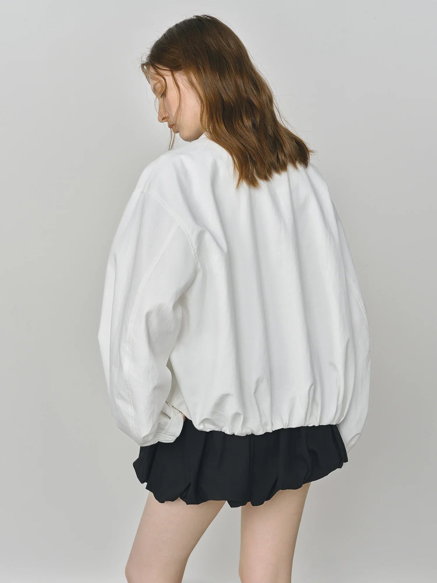 Chaqueta de mujer estilo granero francés de larga duración