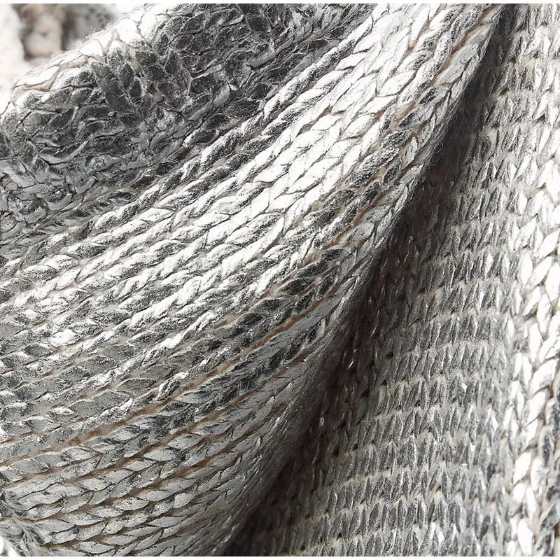 Metal Fragment Unique Round Neck SweatShirt