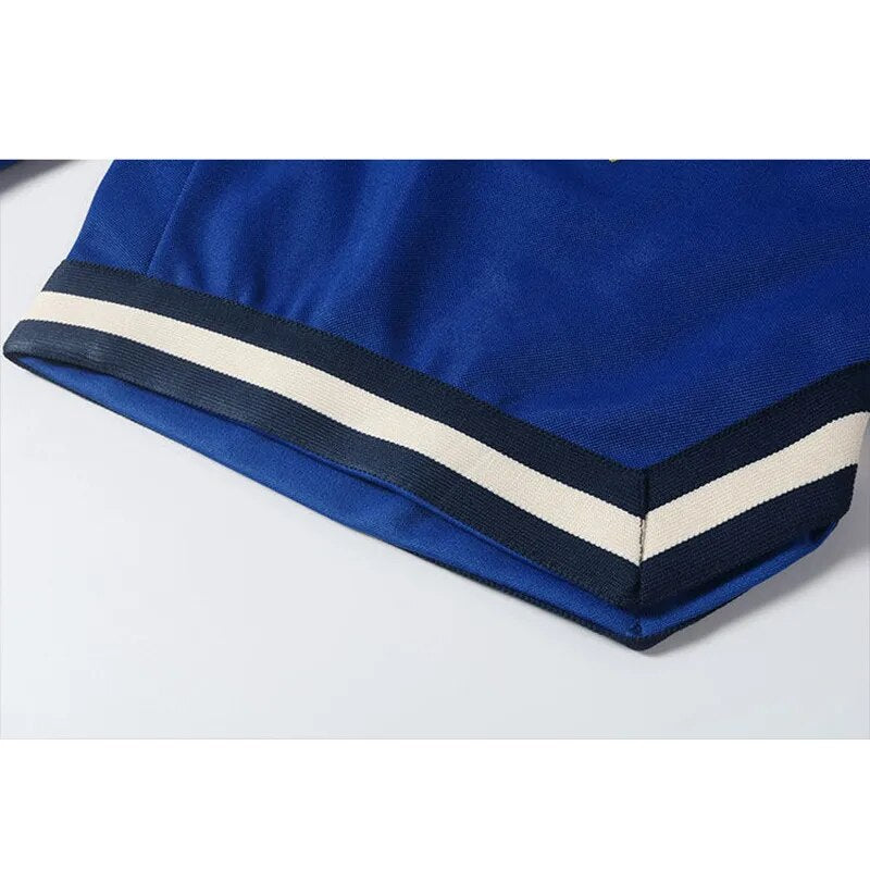 Pantaloncini sportivi retrò floccati