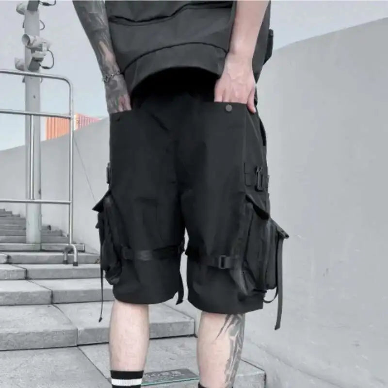 Dark Tactical Loose Fit Techwear Short