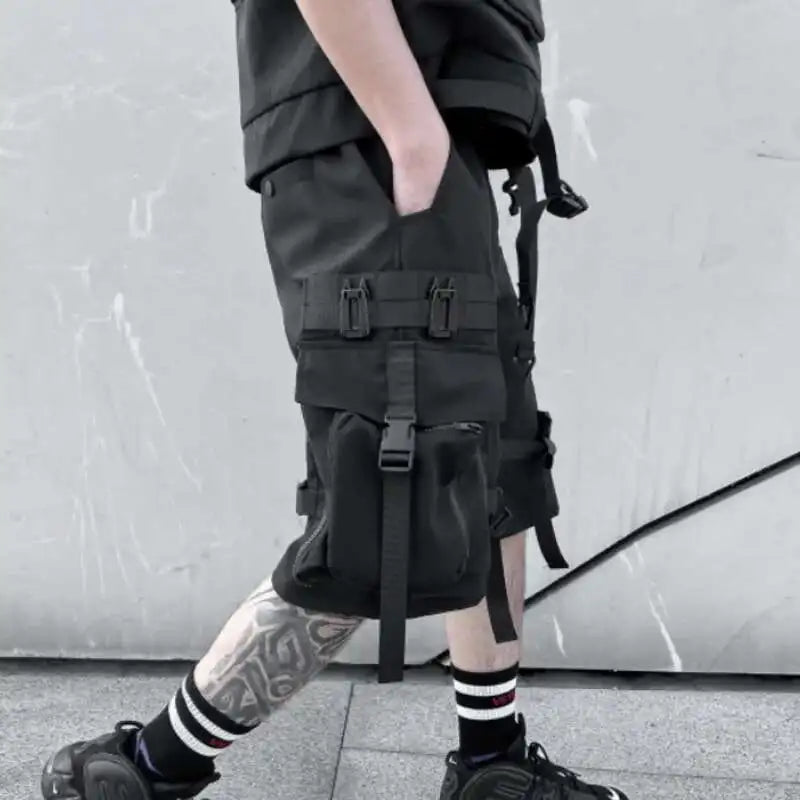 Dark Tactical Loose Fit Techwear Short