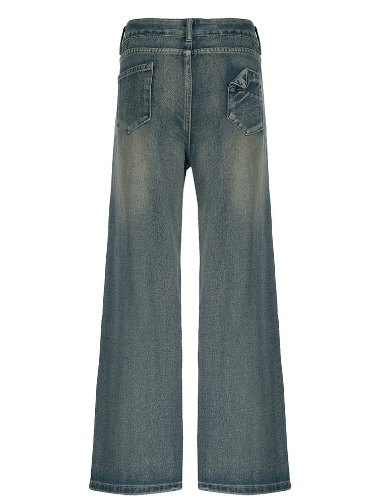 Vintage Grunge Loose Low Rise Jeans