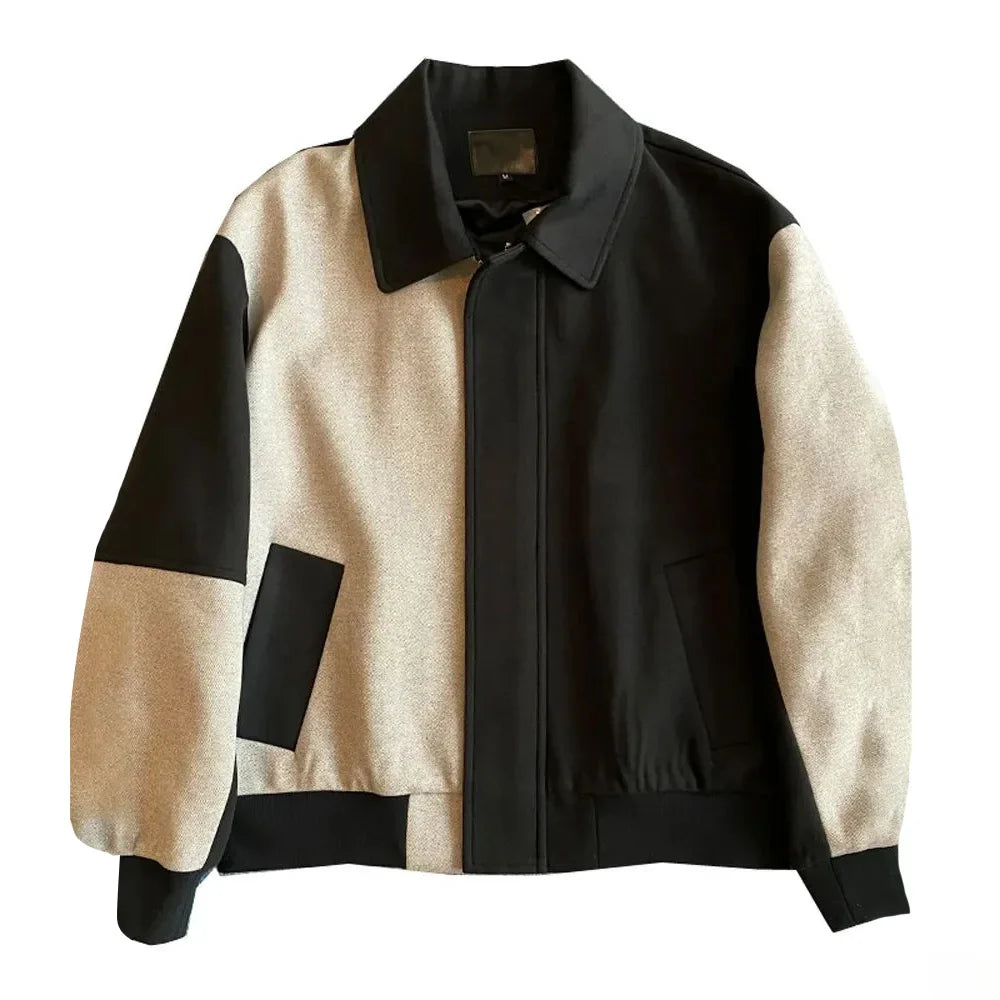 Autumn Contrast Color Casual Business Jacket