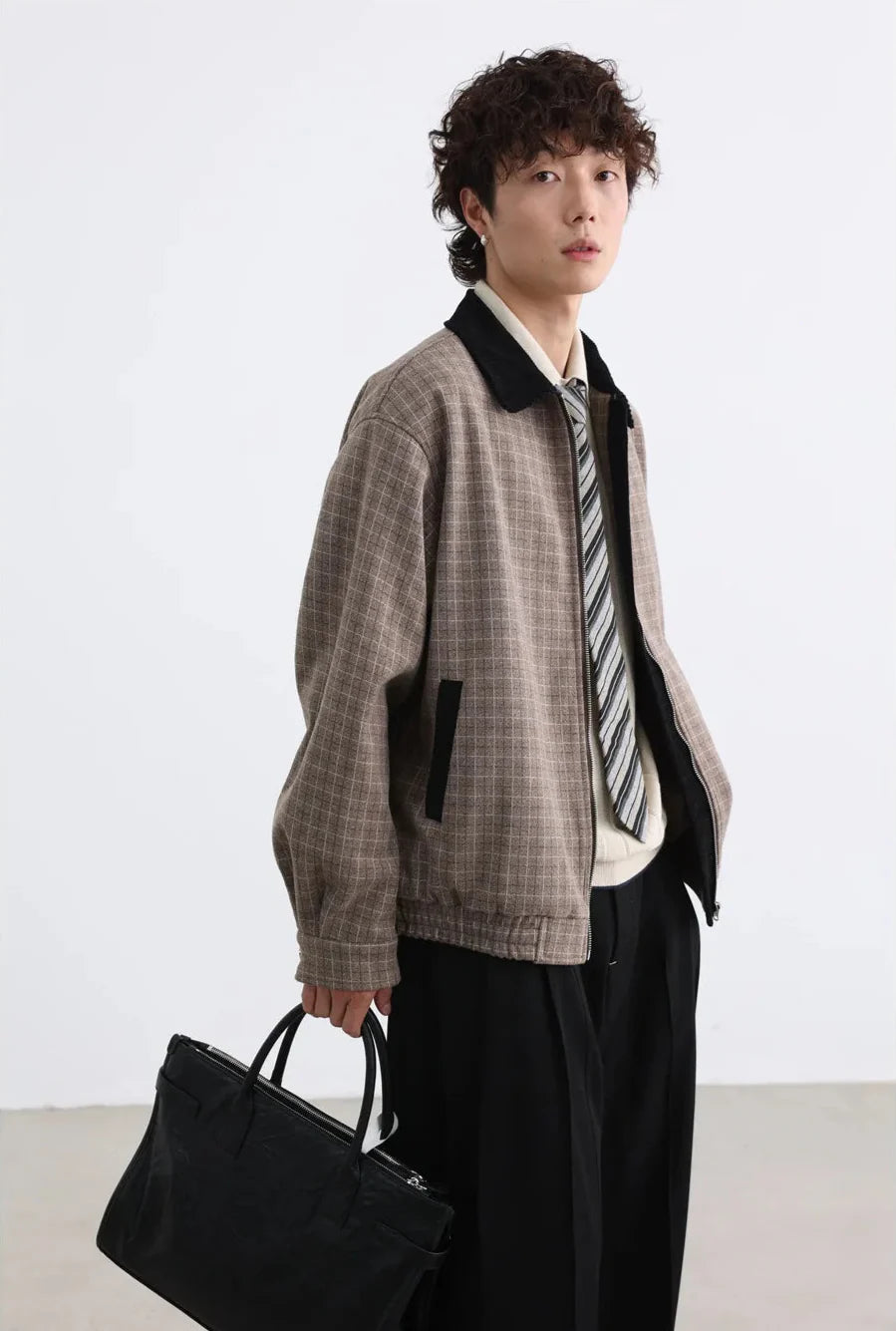 Lightweight Casual Plaid Vintage Comfort Jacket